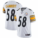 Nike Pittsburgh Steelers #58 Jack Lambert White NFL Vapor Untouchable Limited Jersey,baseball caps,new era cap wholesale,wholesale hats